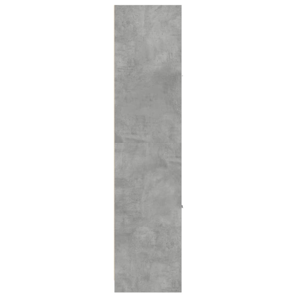 Apothekerschrank Betongrau 30x41x174,5 cm Holzwerkstoff