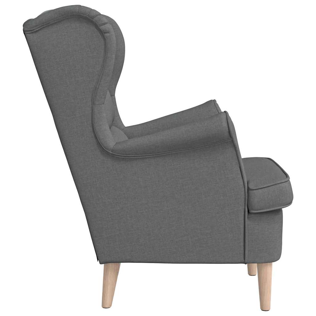 Sessel Dunkelgrau 74x84x100 cm Stoff