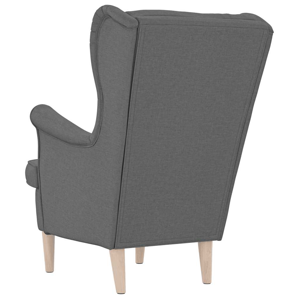Sessel Dunkelgrau 74x84x100 cm Stoff