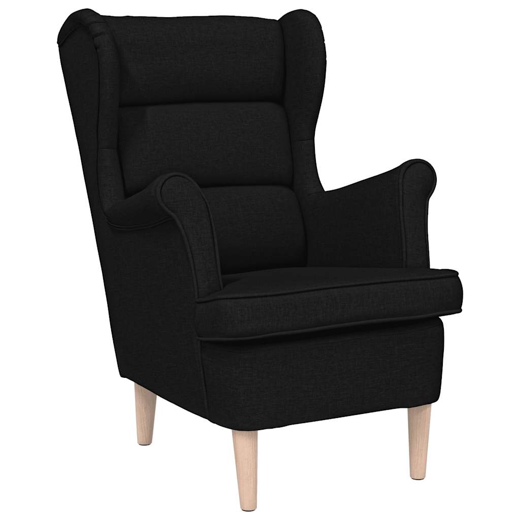 Sessel Schwarz 74x84x100 cm Stoff