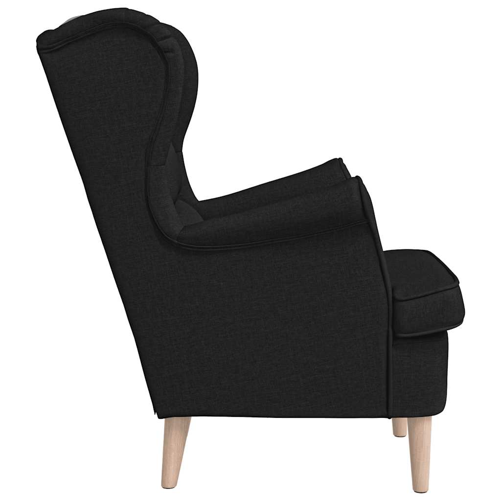 Sessel Schwarz 74x84x100 cm Stoff