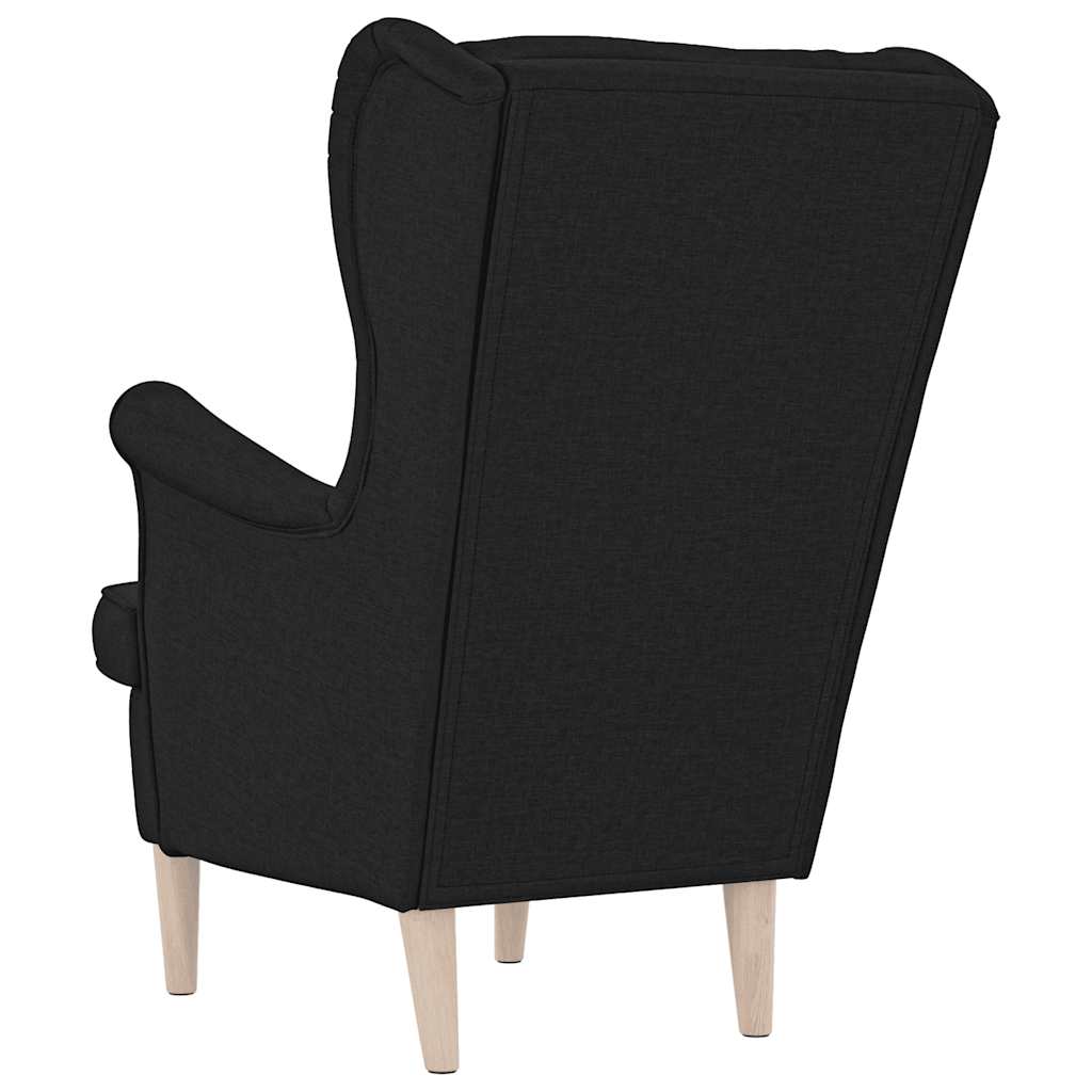 Sessel Schwarz 74x84x100 cm Stoff