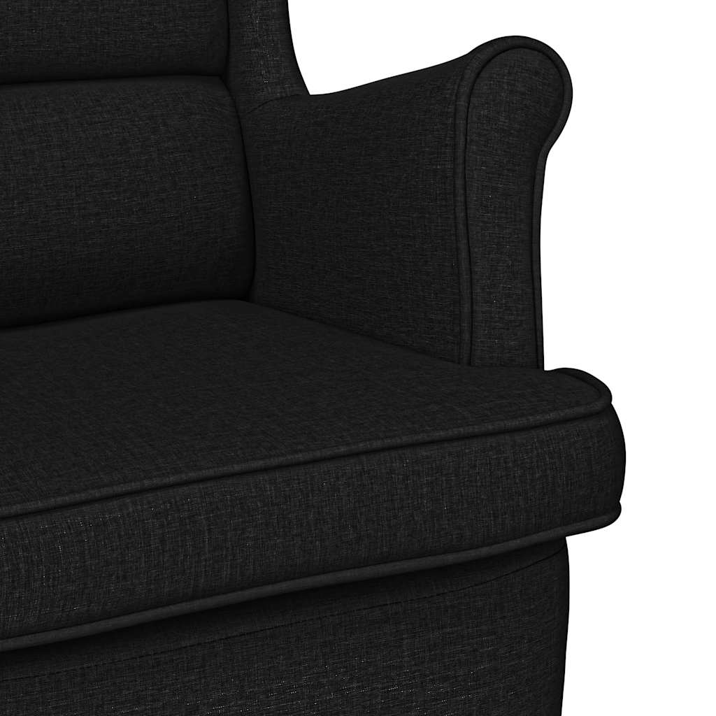 Sessel Schwarz 74x84x100 cm Stoff