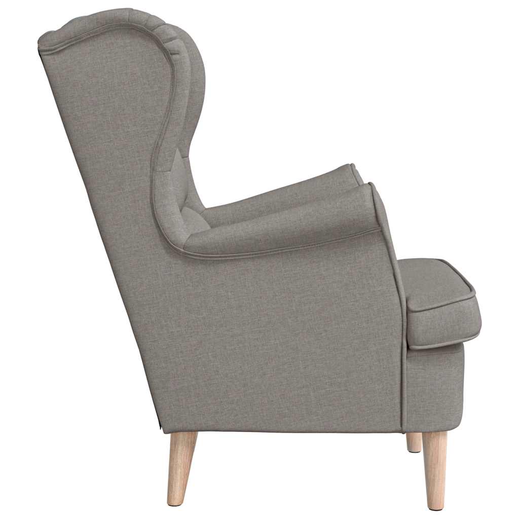 Sessel Taupe 74x84x100 cm Stoff