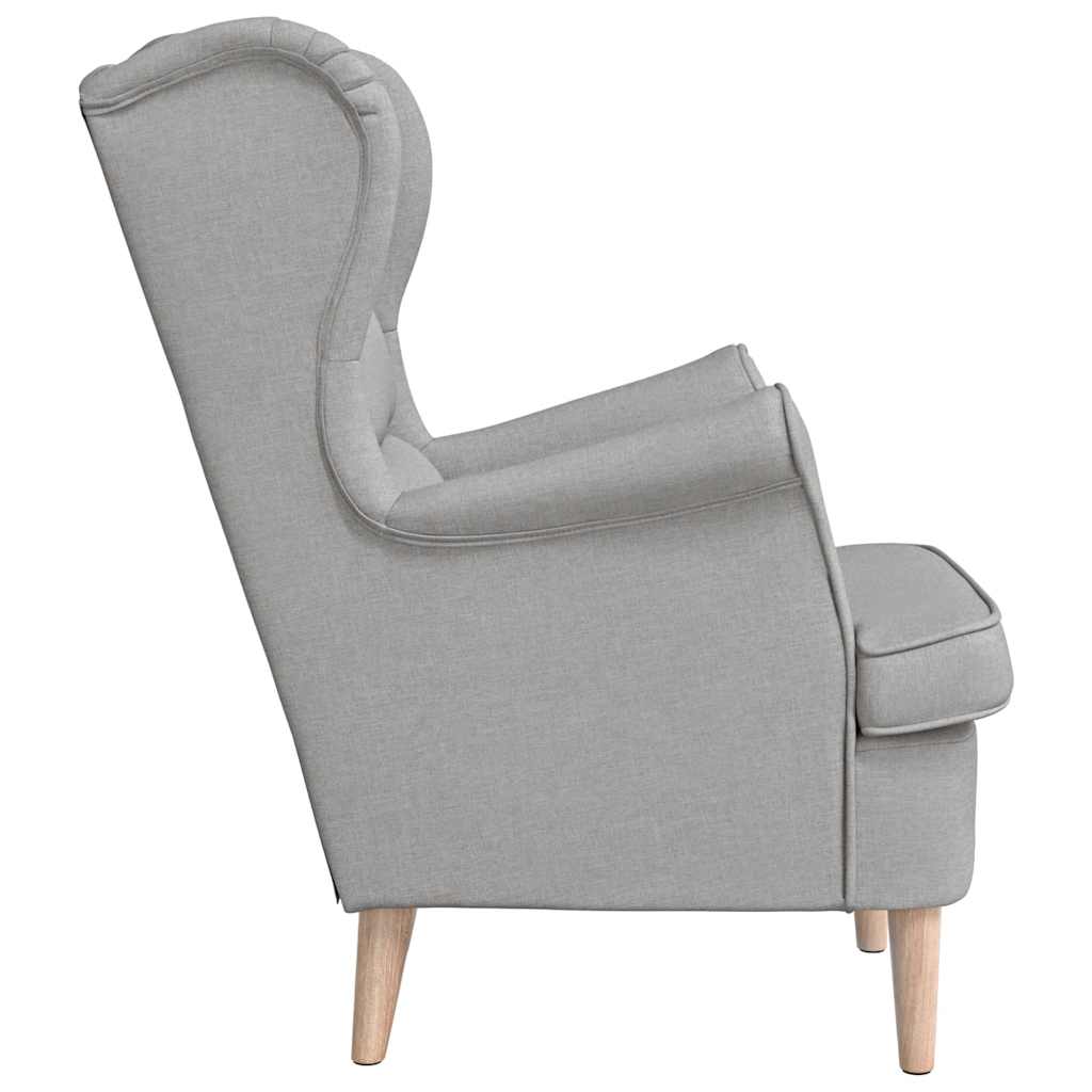 Sessel Wolkengrau 74x84x100 cm Stoff