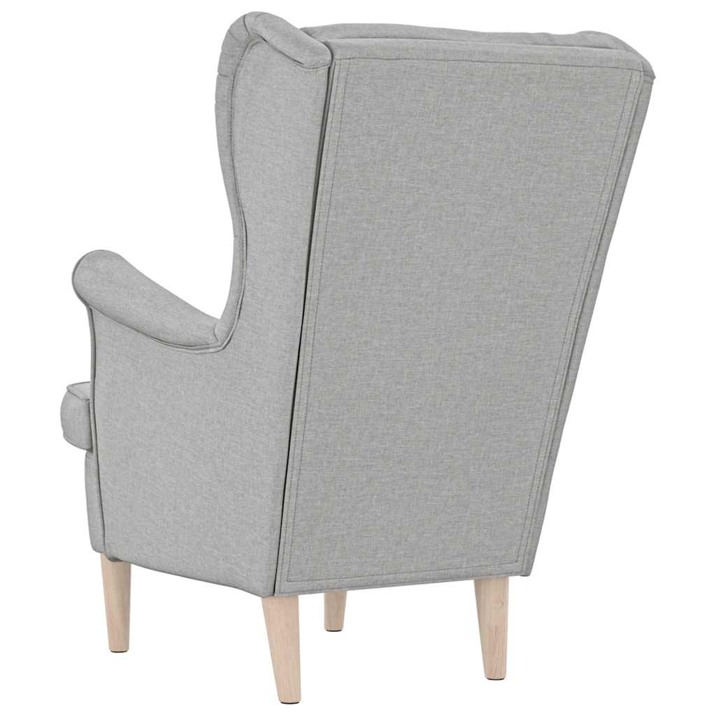 Sessel Wolkengrau 74x84x100 cm Stoff