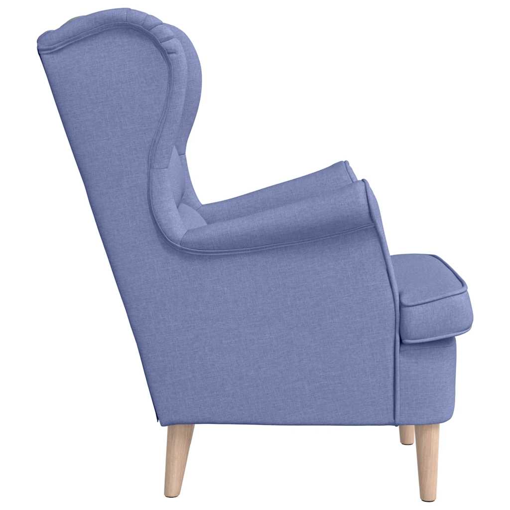Sessel Jeansblau 74x84x100 cm Stoff