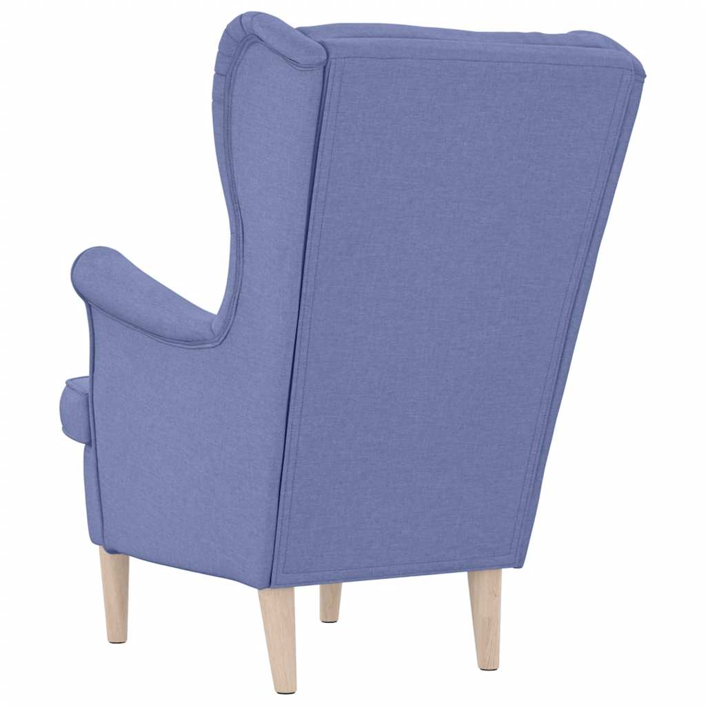 Sessel Jeansblau 74x84x100 cm Stoff