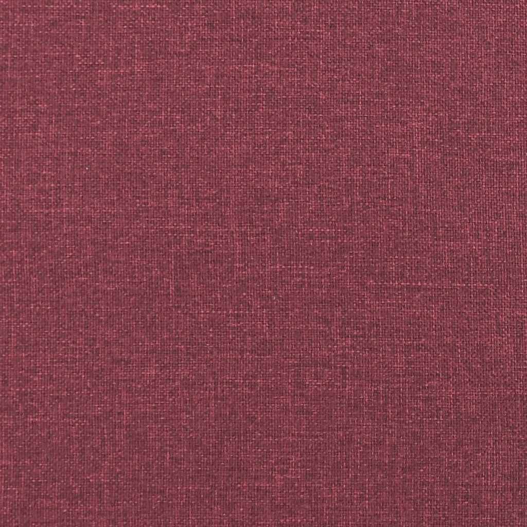 Schaukelsessel Weinrot 74x90x102 cm Stoff