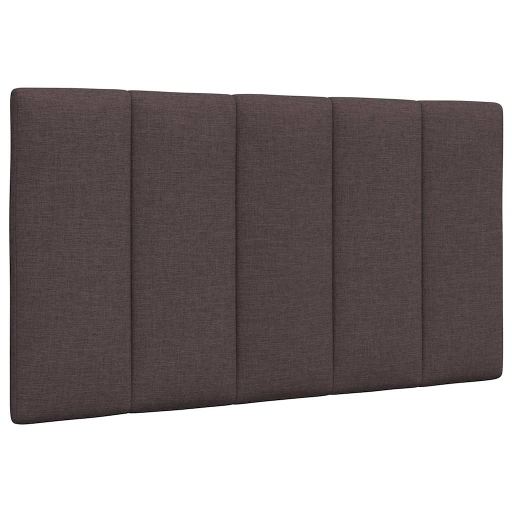 Kopfteil-Kissen "Hanko" Dunkelbraun 80 cm Stoff