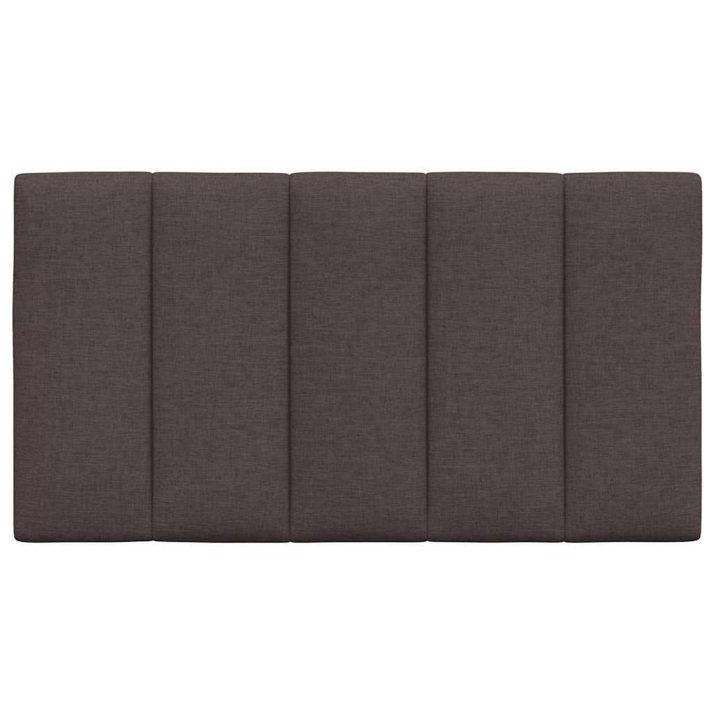 Kopfteil-Kissen "Hanko" Dunkelbraun 80 cm Stoff