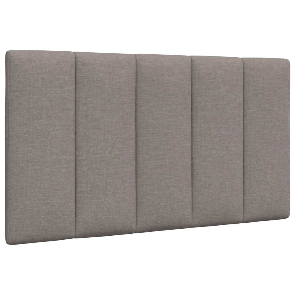 Kopfteil-Kissen "Hanko" Taupe 80 cm Stoff