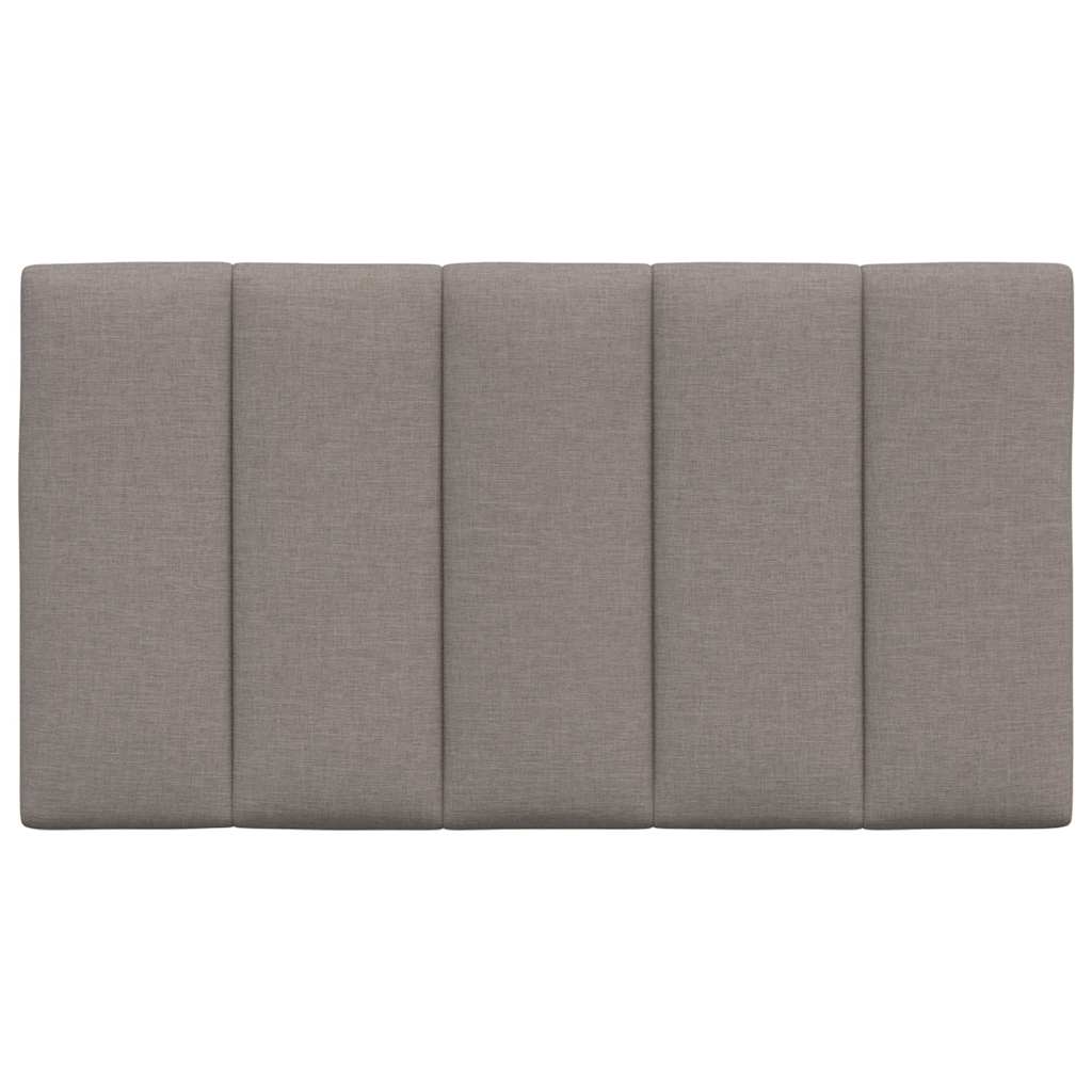 Kopfteil-Kissen "Hanko" Taupe 80 cm Stoff