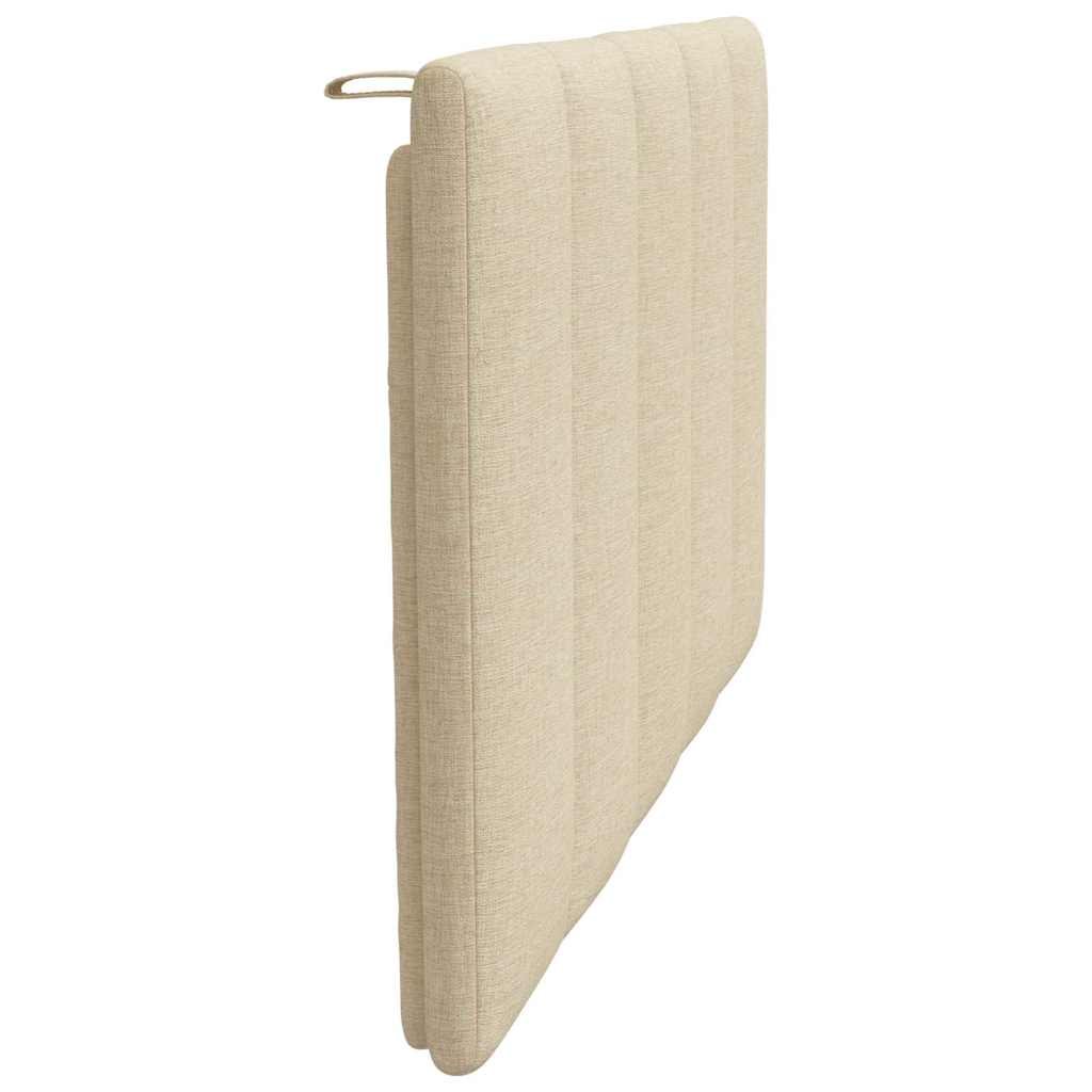 Kopfteil-Kissen "Hanko" Creme 80 cm Stoff