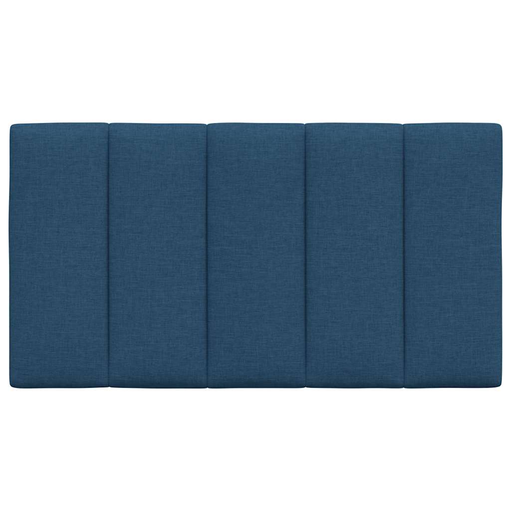 Kopfteil-Kissen "Hanko" Blau 80 cm Stoff