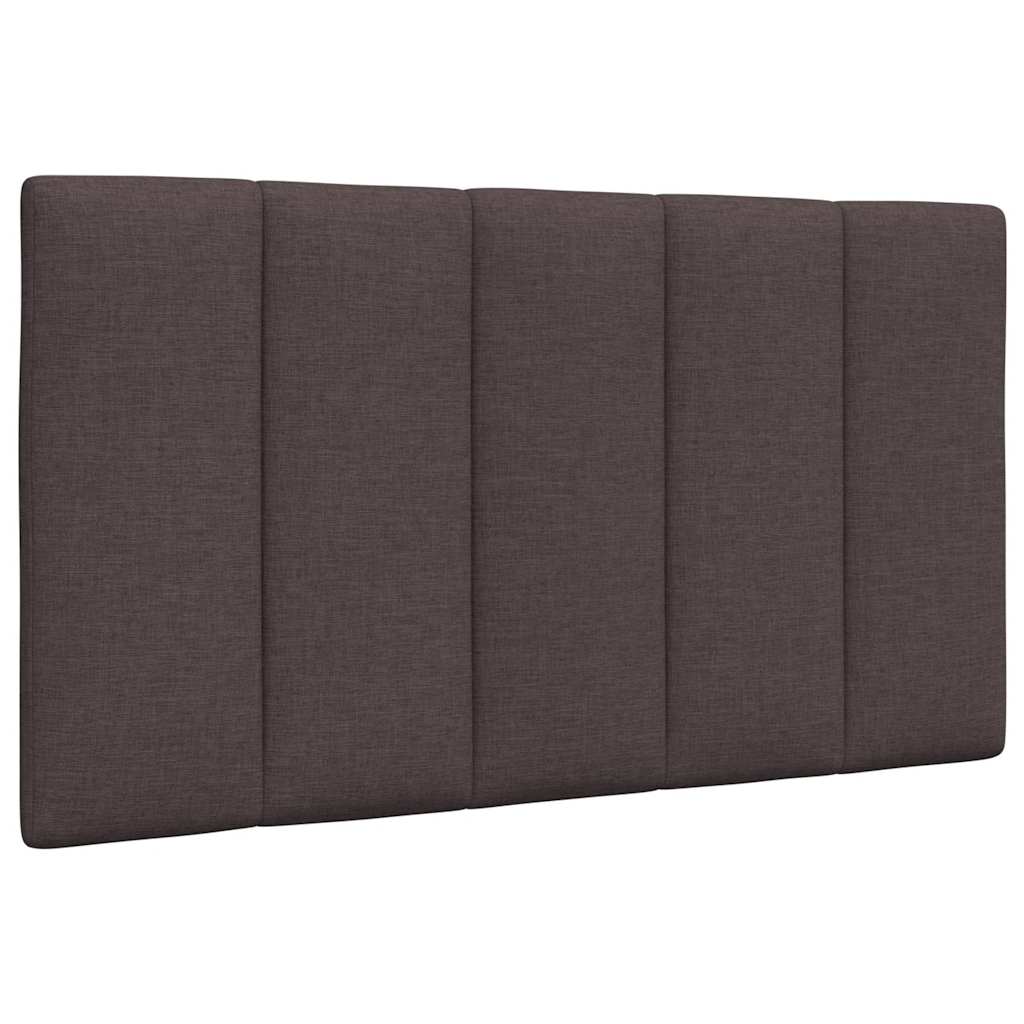 Kopfteil-Kissen "Hanko" Dunkelbraun 90 cm Stoff