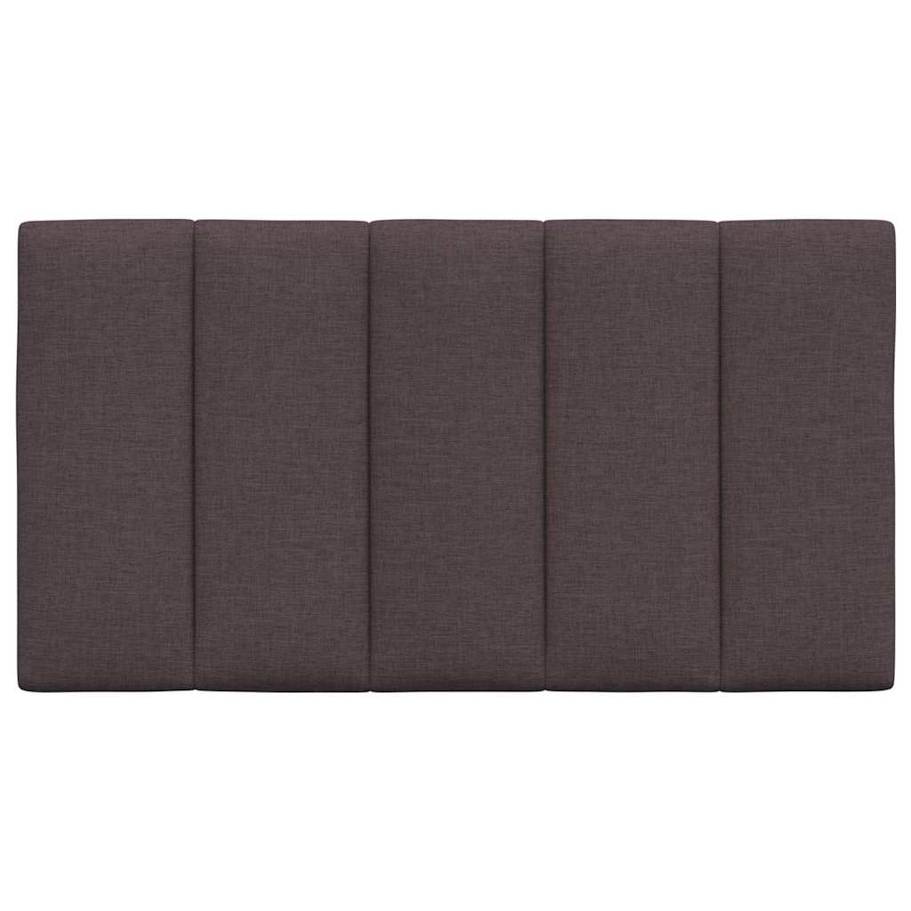 Kopfteil-Kissen "Hanko" Dunkelbraun 90 cm Stoff