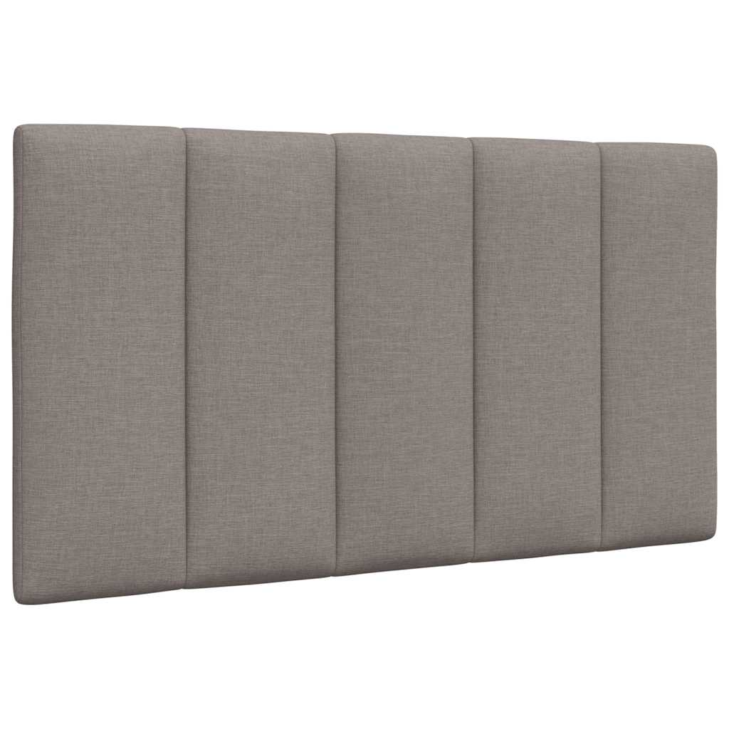 Kopfteil-Kissen "Hanko" Taupe 90 cm Stoff
