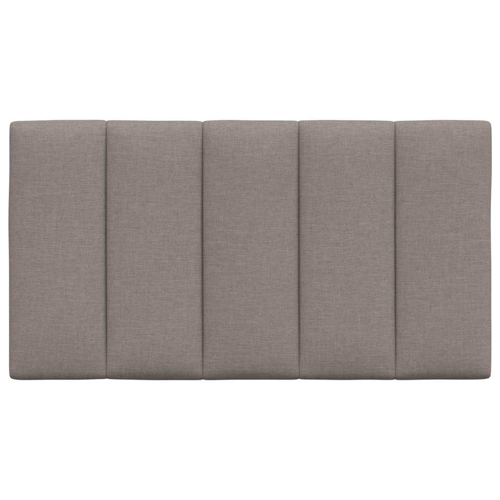 Kopfteil-Kissen "Hanko" Taupe 90 cm Stoff