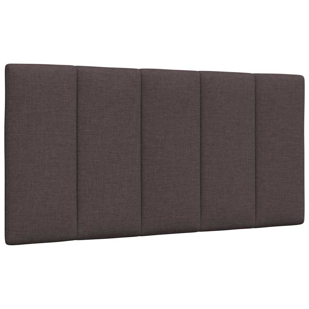 Kopfteil-Kissen "Hanko" Dunkelbraun 100 cm Stoff