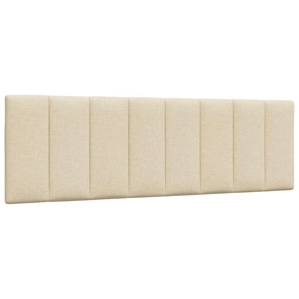 Kopfteil-Kissen "Hanko" Creme 160 cm Stoff