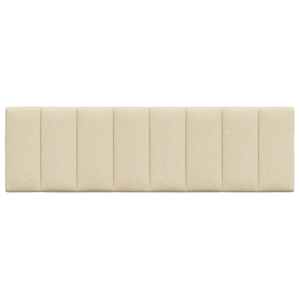 Kopfteil-Kissen "Hanko" Creme 160 cm Stoff