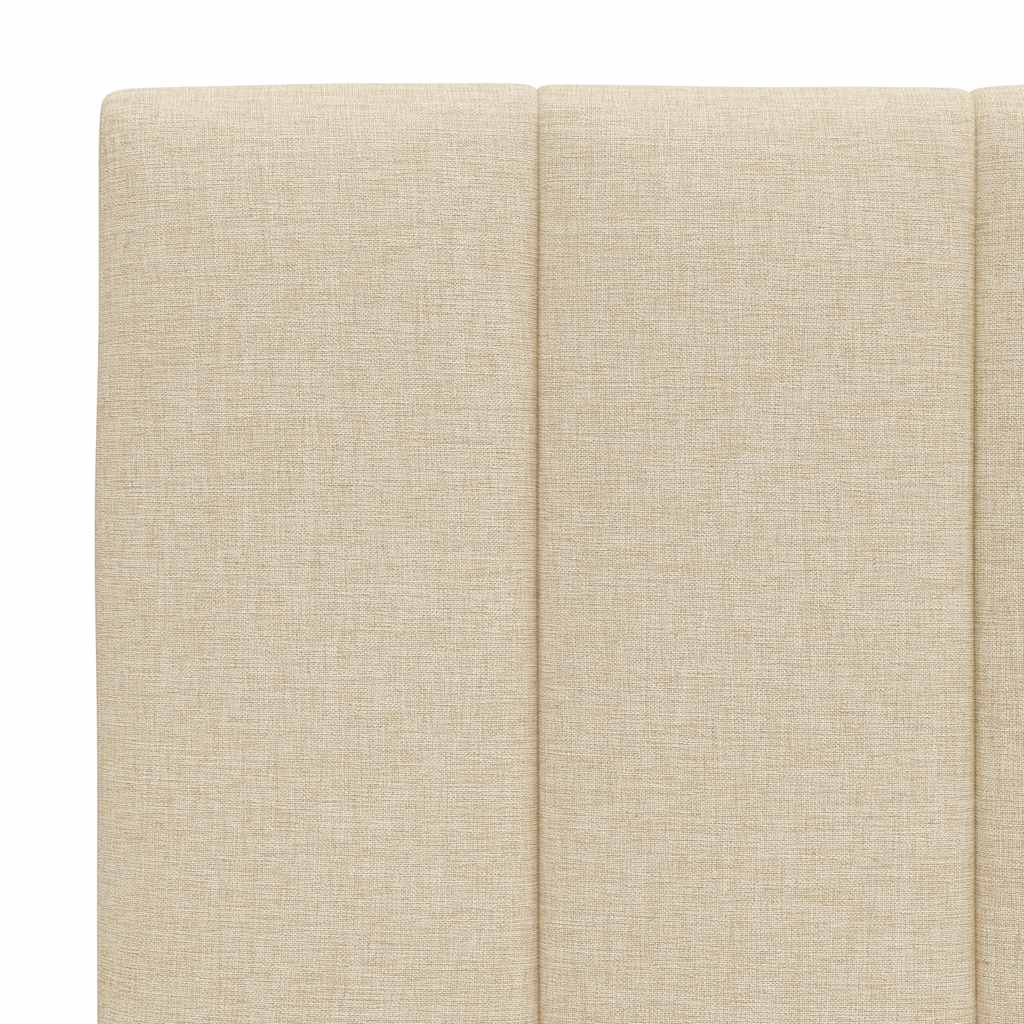 Kopfteil-Kissen "Hanko" Creme 160 cm Stoff