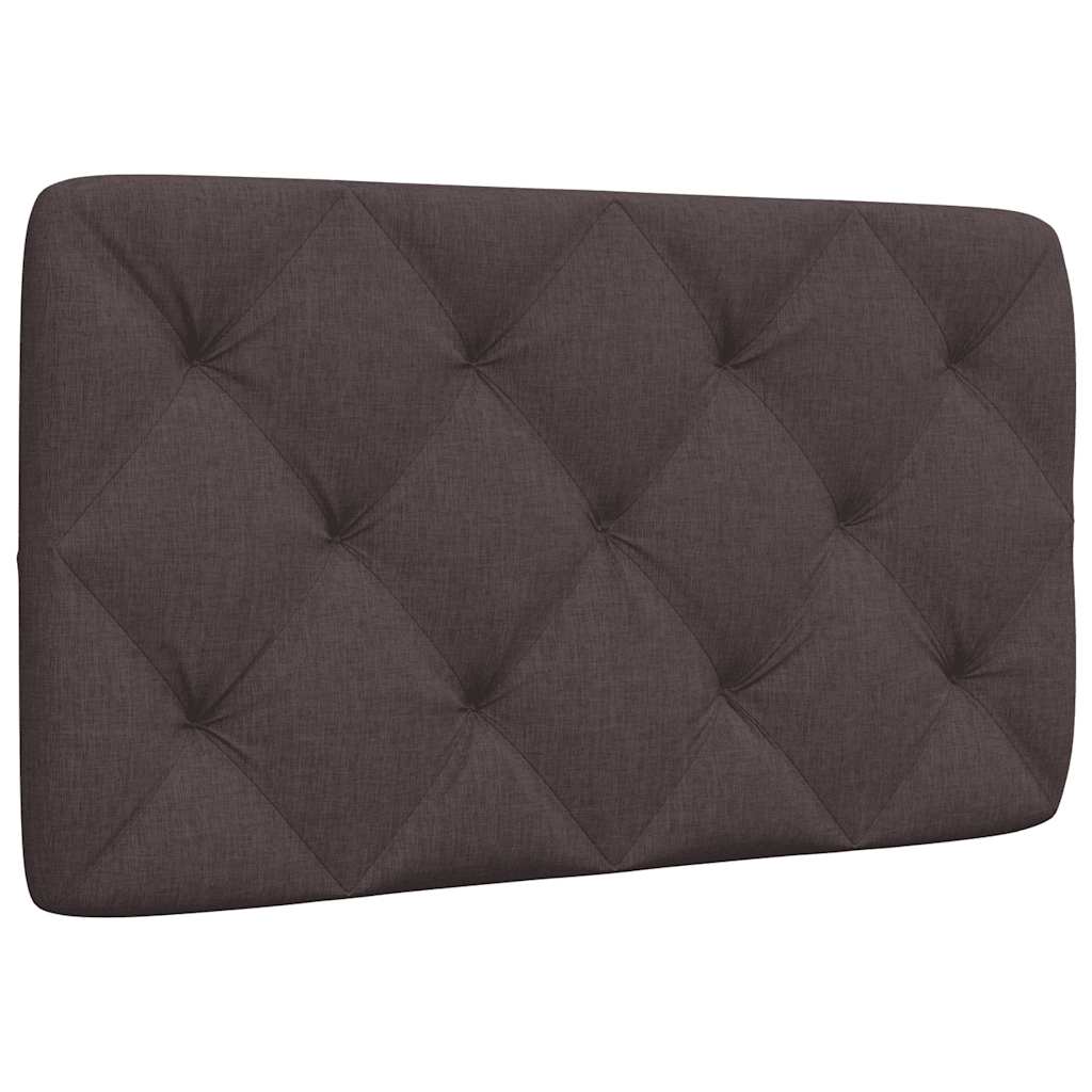 Kopfteil-Kissen Dunkelbraun 80 cm Stoff