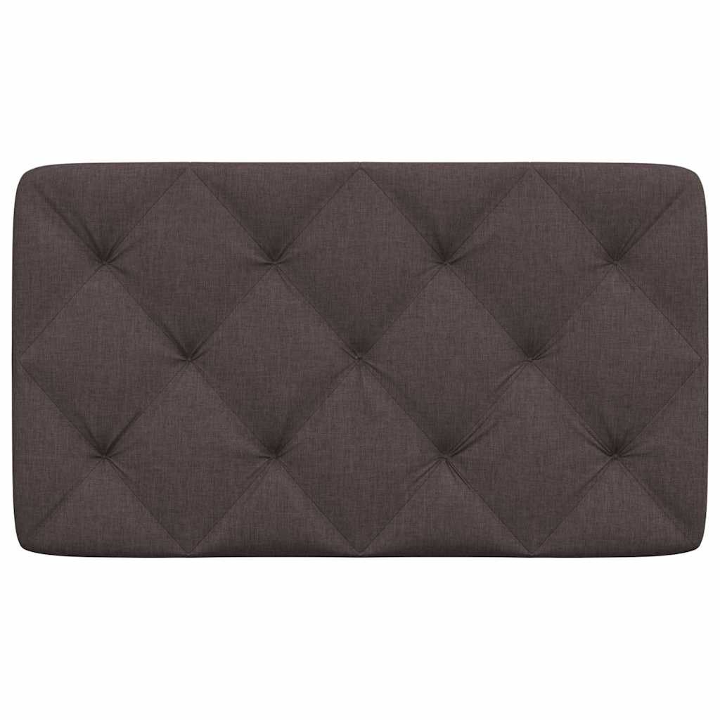Kopfteil-Kissen Dunkelbraun 80 cm Stoff