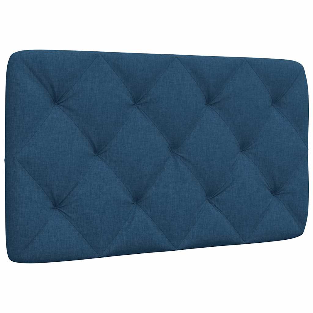 Kopfteil-Kissen Blau 80 cm Stoff