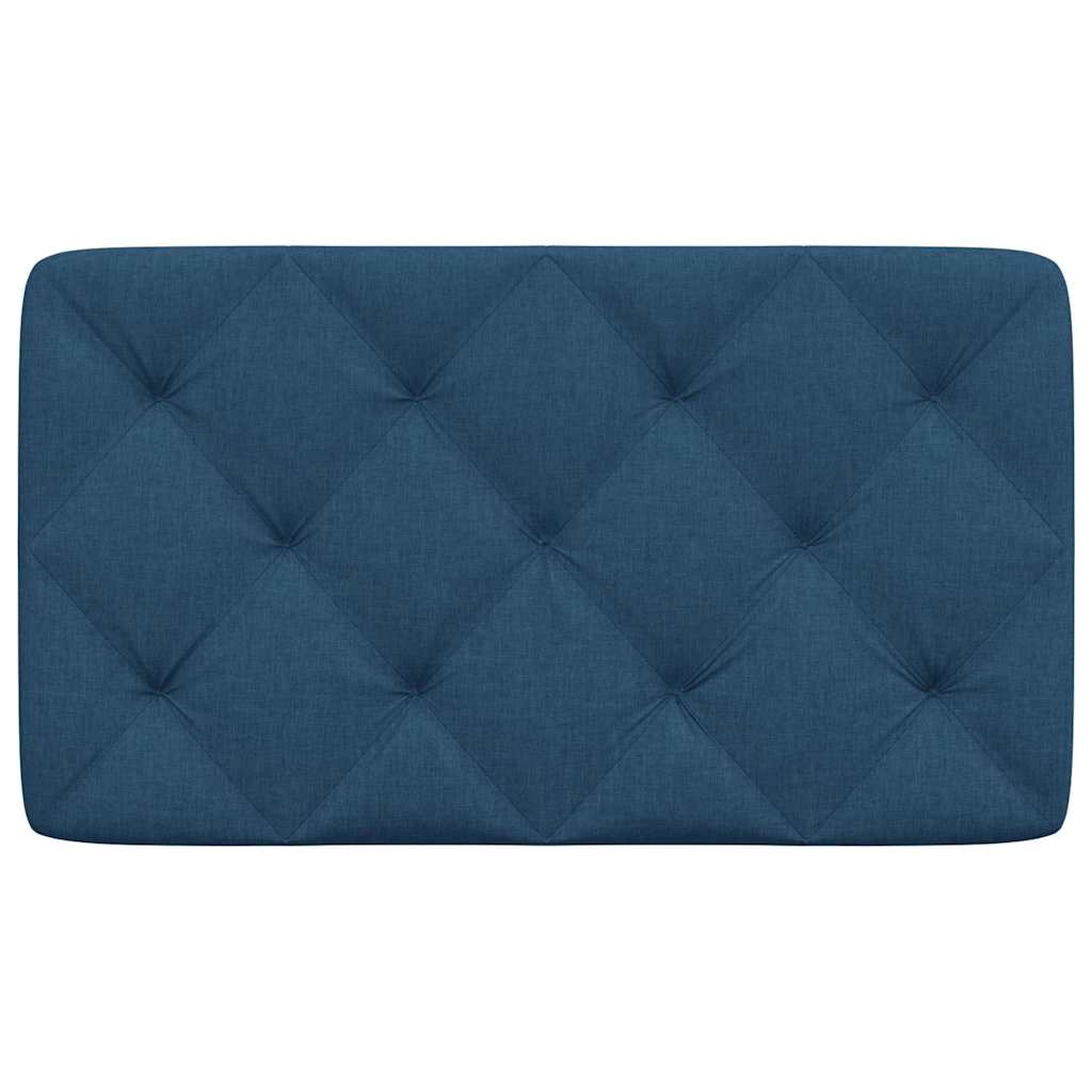 Kopfteil-Kissen Blau 80 cm Stoff