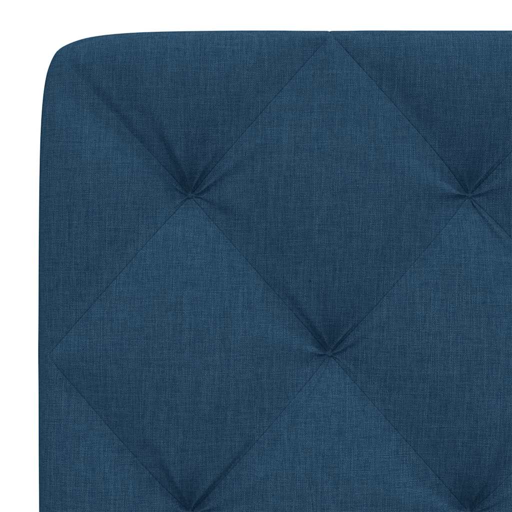Kopfteil-Kissen Blau 80 cm Stoff