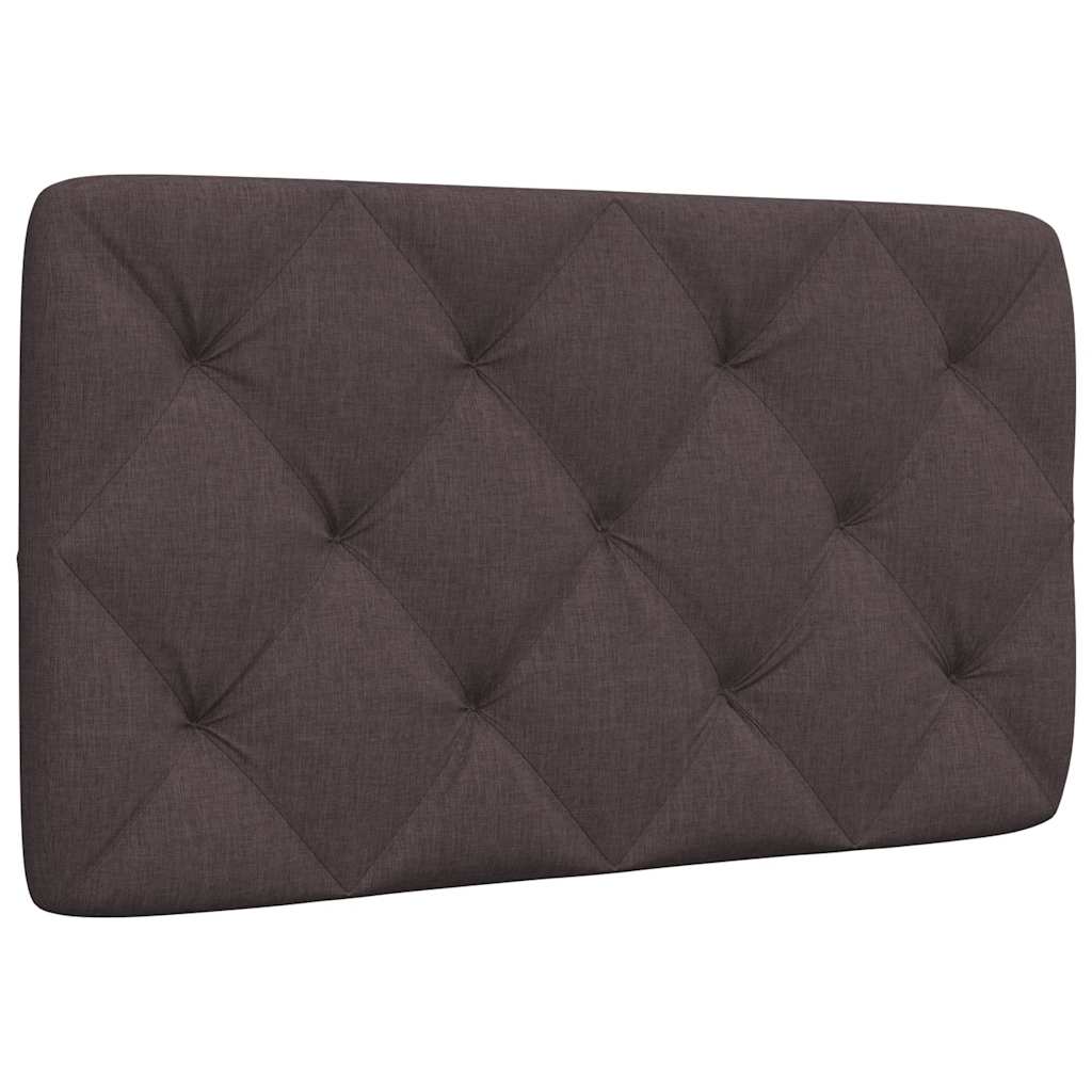 Kopfteil-Kissen Dunkelbraun 90 cm Stoff