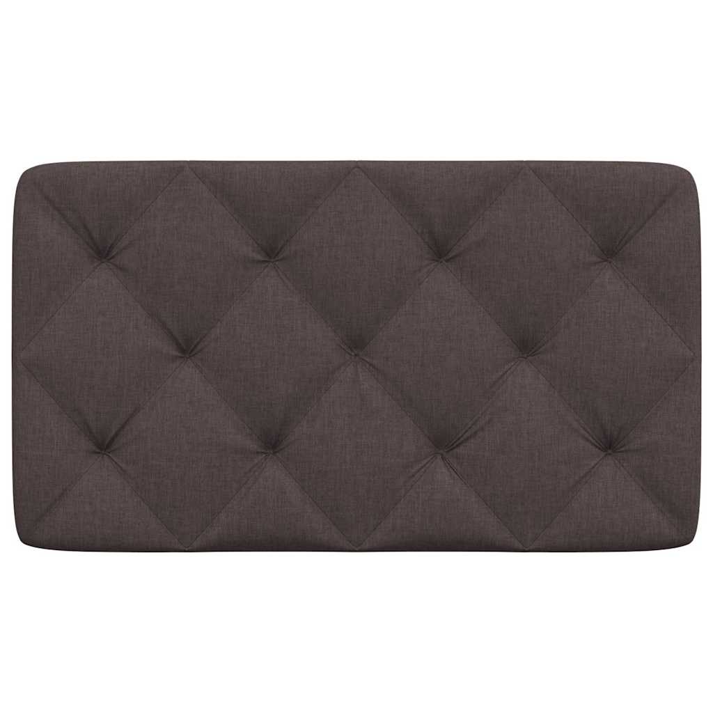 Kopfteil-Kissen Dunkelbraun 90 cm Stoff