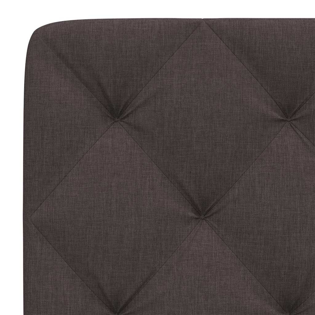 Kopfteil-Kissen Dunkelbraun 90 cm Stoff