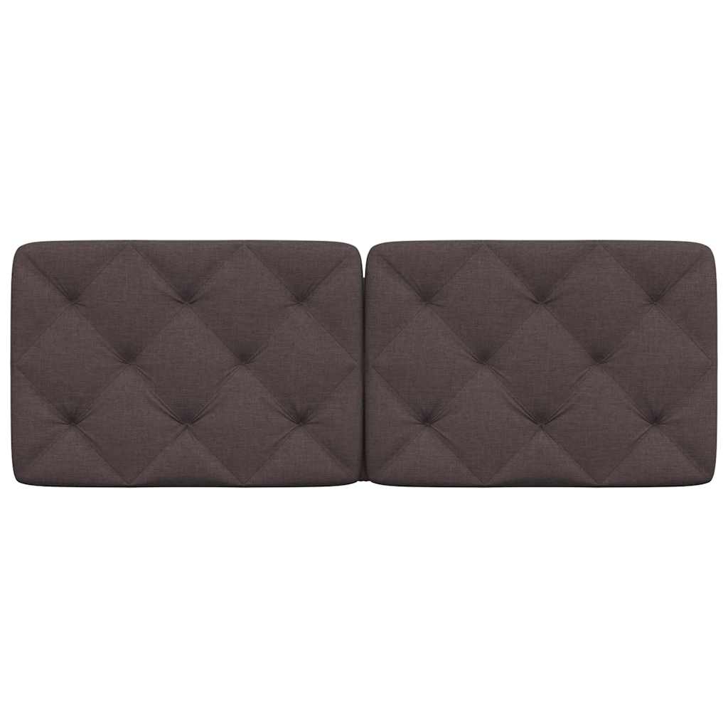 Kopfteil-Kissen Dunkelbraun 120 cm Stoff