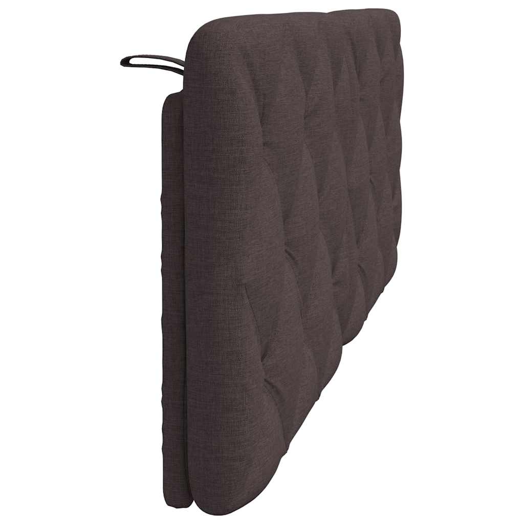 Kopfteil-Kissen Dunkelbraun 120 cm Stoff