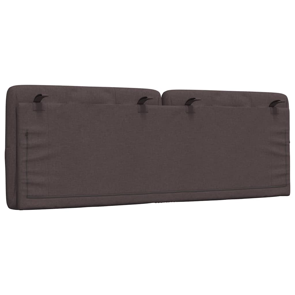 Kopfteil-Kissen Dunkelbraun 120 cm Stoff