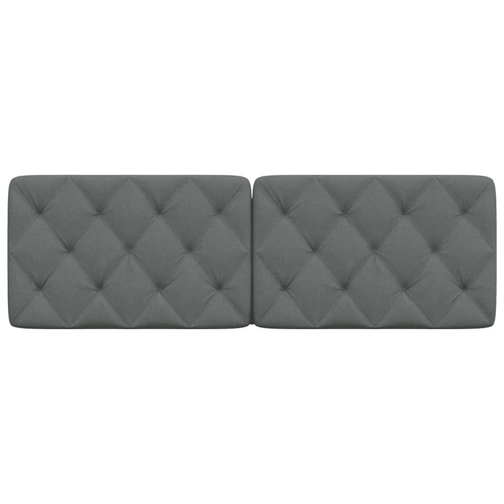 Kopfteil-Kissen Dunkelgrau 160 cm Stoff