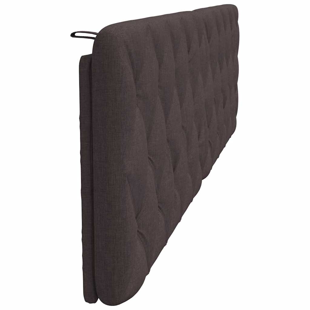 Kopfteil-Kissen Dunkelbraun 200 cm Stoff