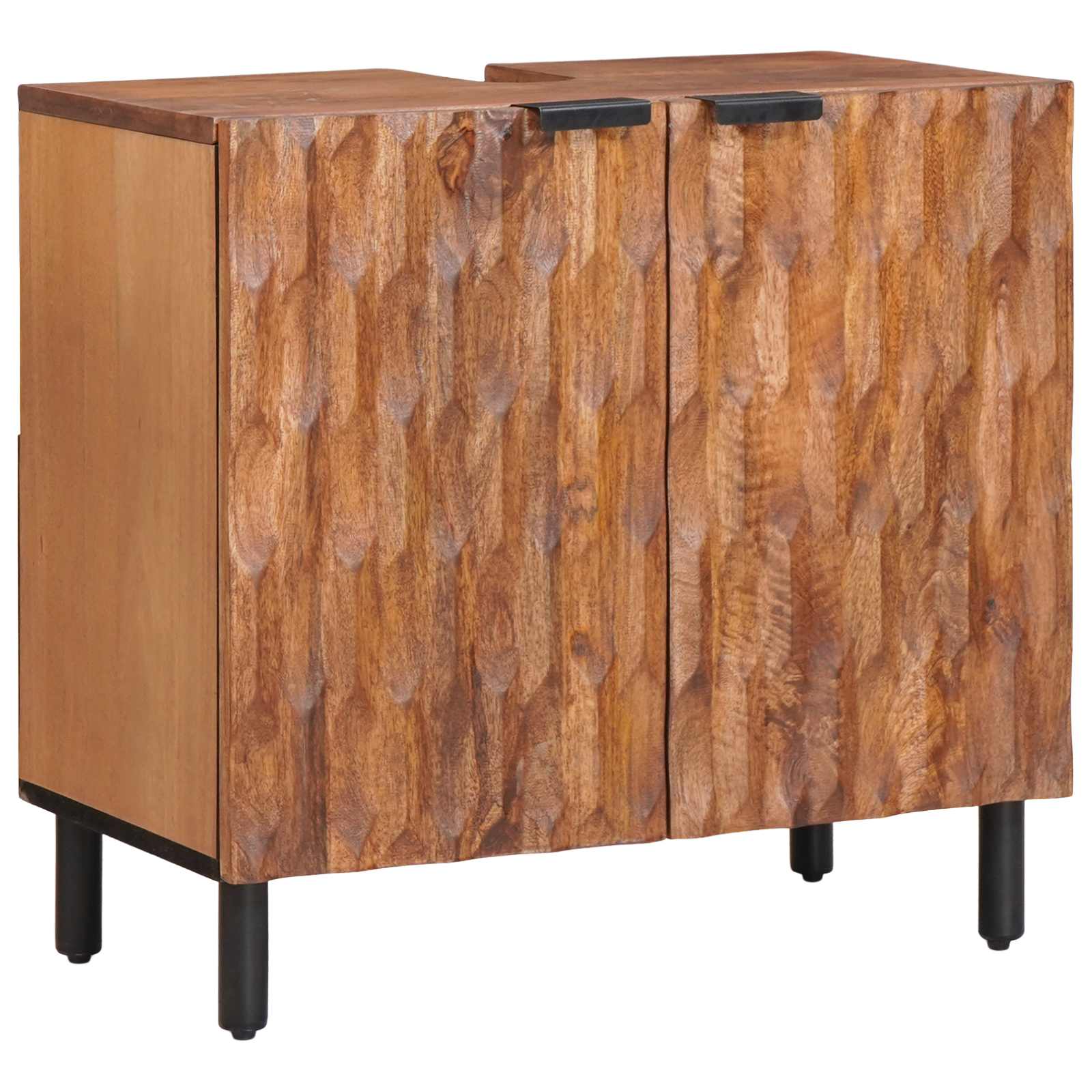 Badezimmer Sets 4 pcs Akazie Braun Winish Massivholz Mango