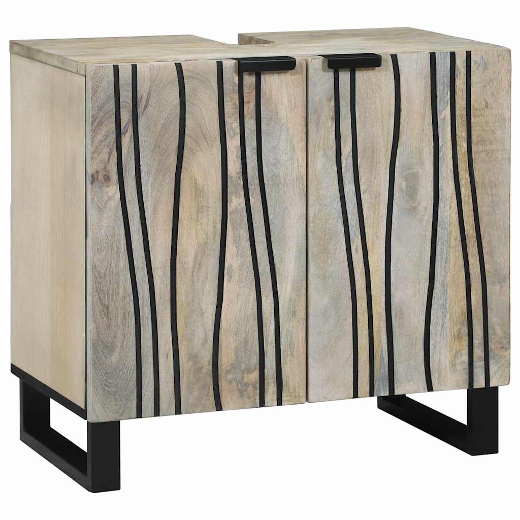 Badezimmermöbel-Set mit Regal 4 pcs Walnussbraun Holzwerkstoff