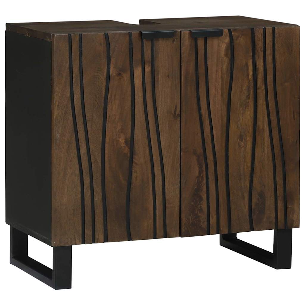 Badezimmermöbel-Set mit Schubladen 5 pcs Weiß Holzwerkstoff