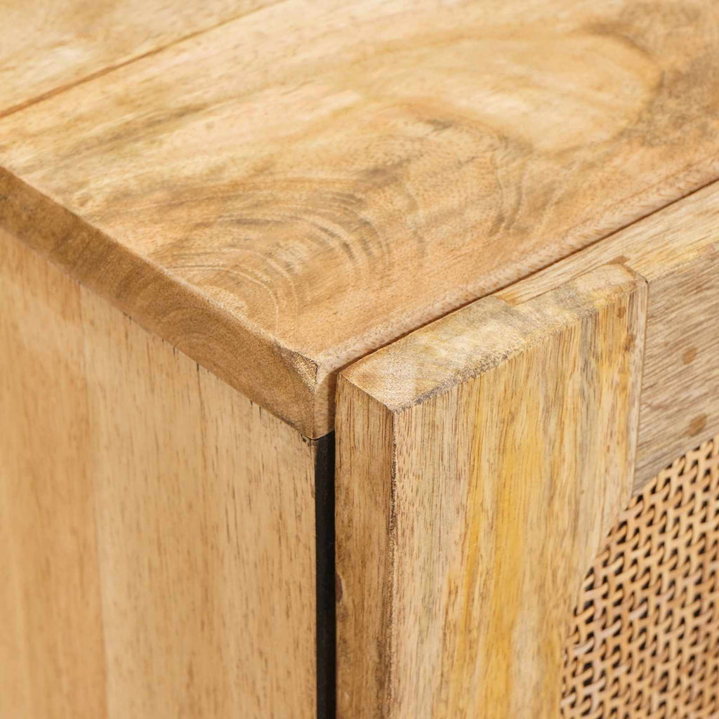 Sideboard 2 pcs Braun 60 x 33 x 75 cm Massivholz Mango