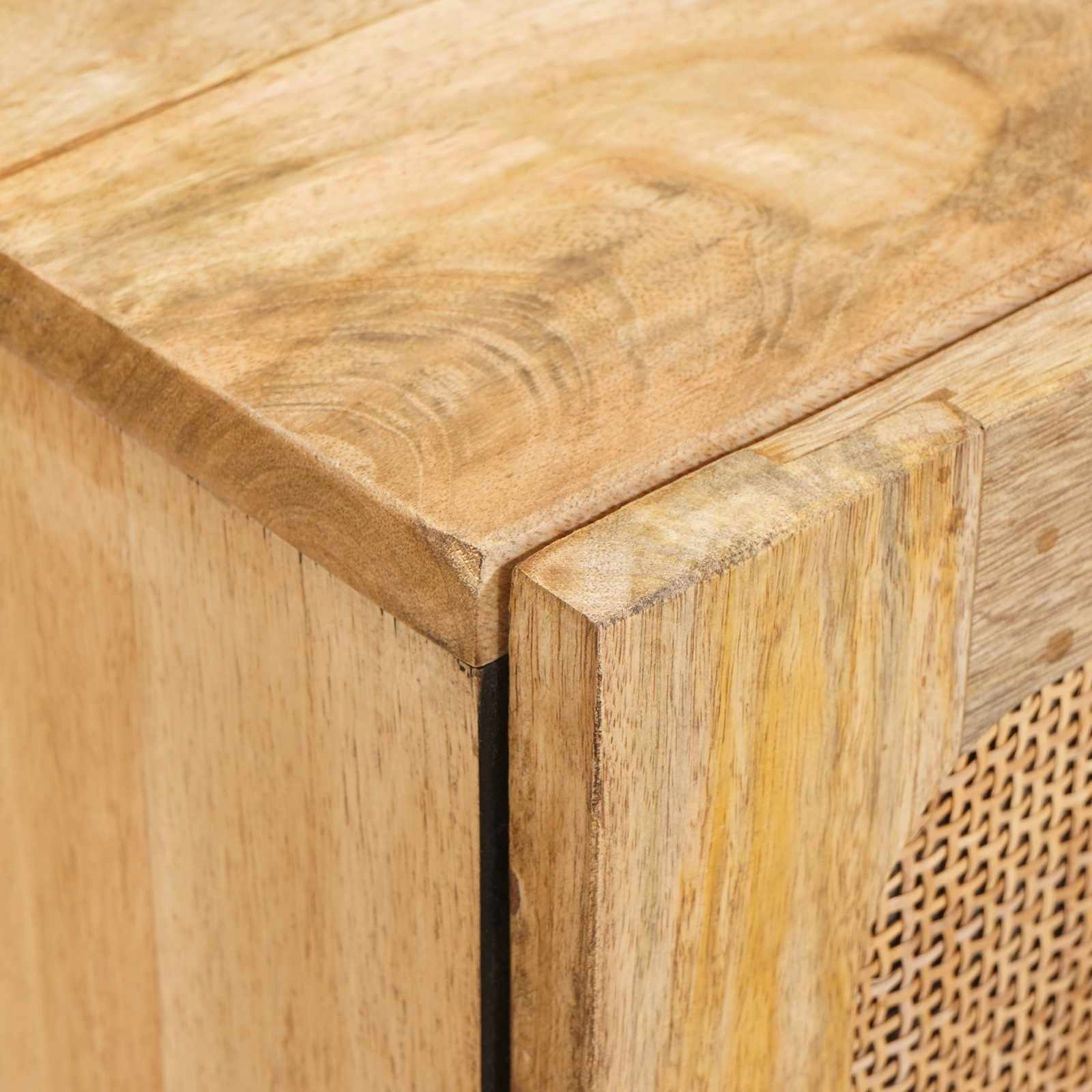 Sideboard 2 pcs Braun 60 x 33 x 75 cm Massivholz Mango