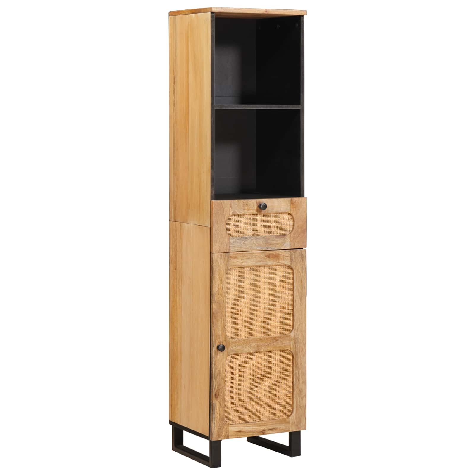 Badezimmer Sets mit Schubladen 3 pcs Natur Massivholz Mango