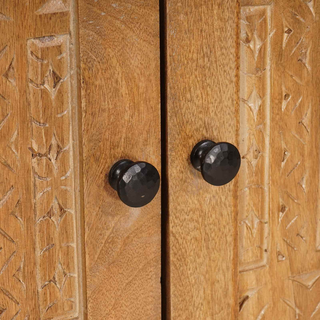 Badezimmermöbel-Set mit Regal mit Tür 2 pcs Braun Holzwerkstoff