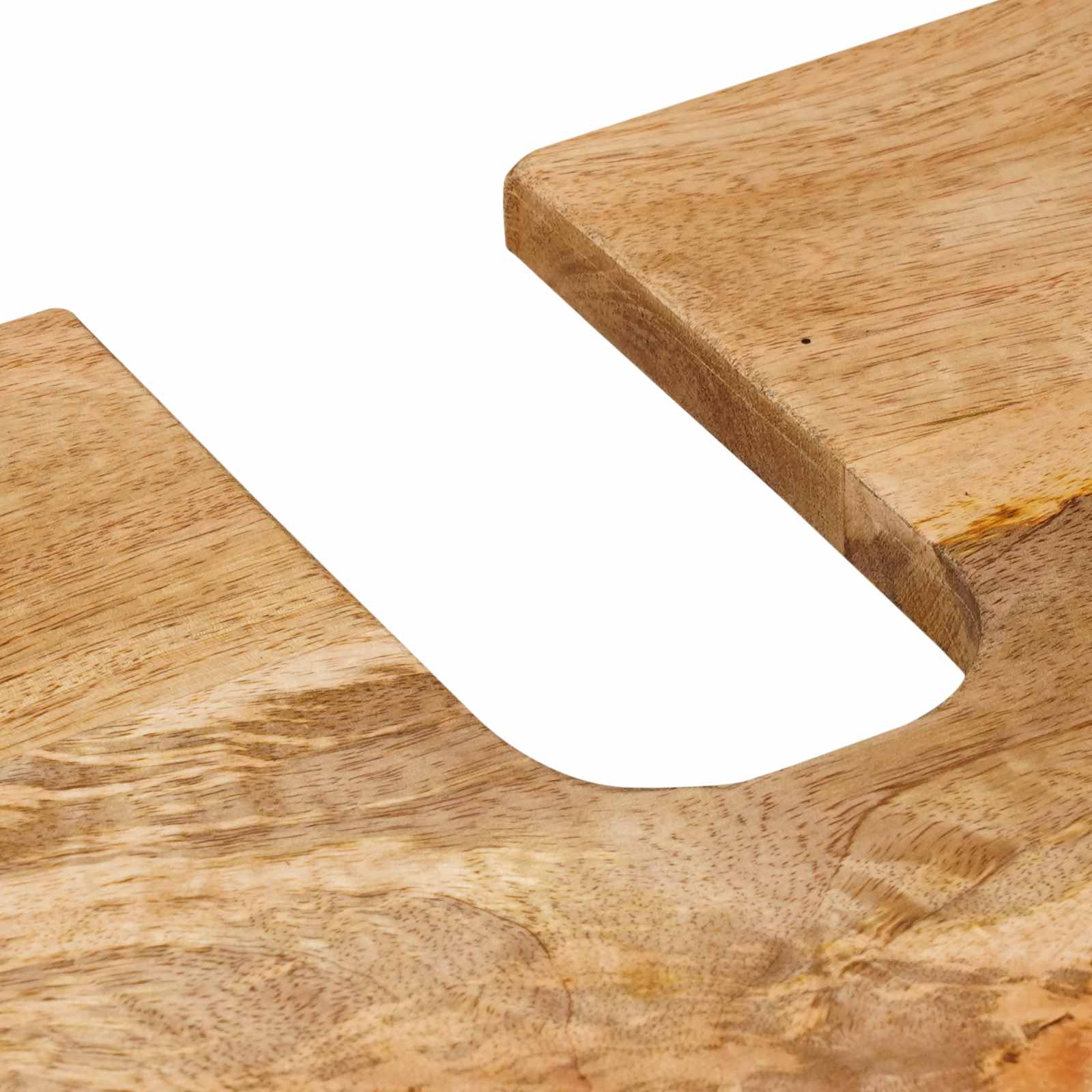 Badezimmermöbel-Set mit Schubladen 4 pcs Natur Massivholz Mango