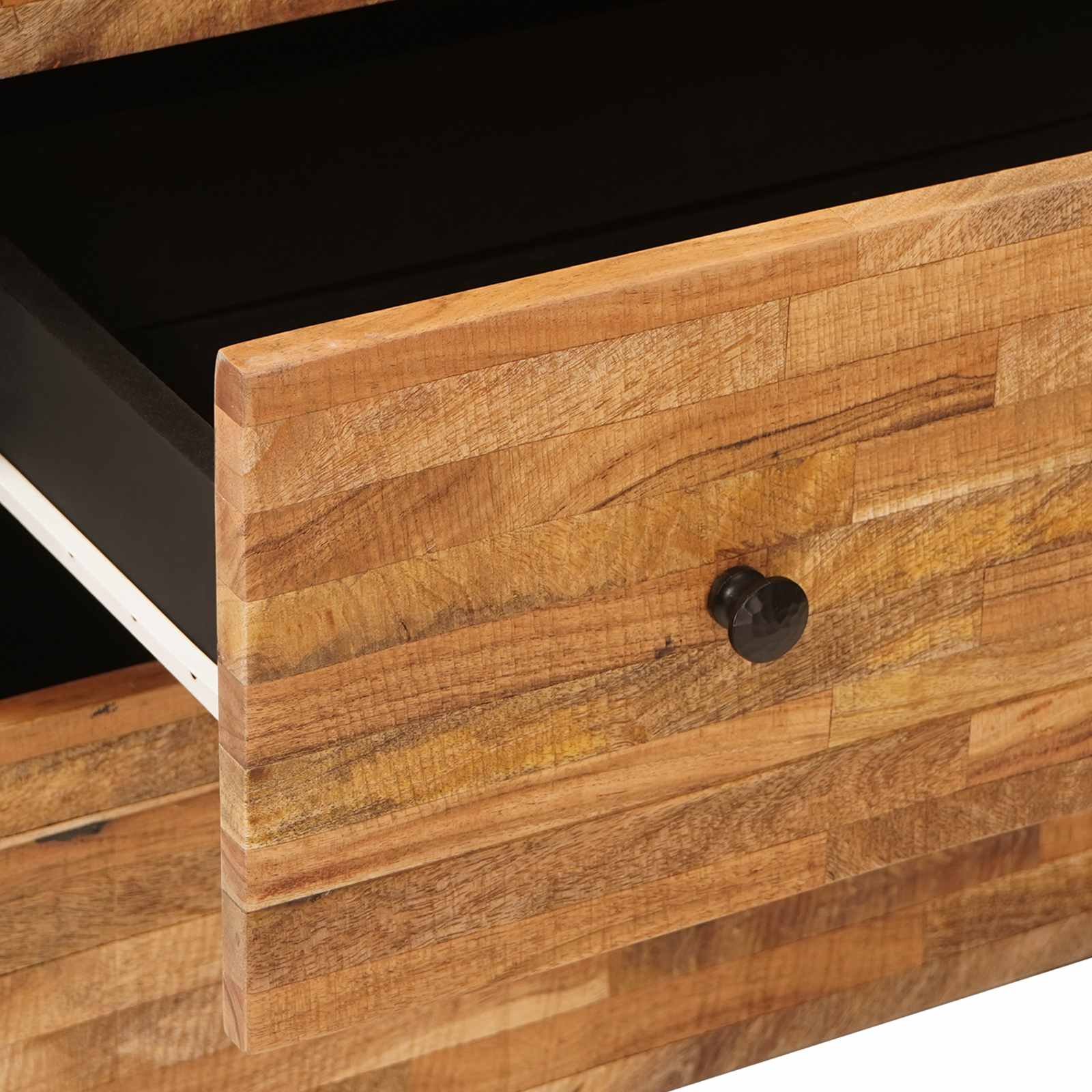Sideboard 2 pcs Braun 60 x 33 x 75 cm Massivholz Mango