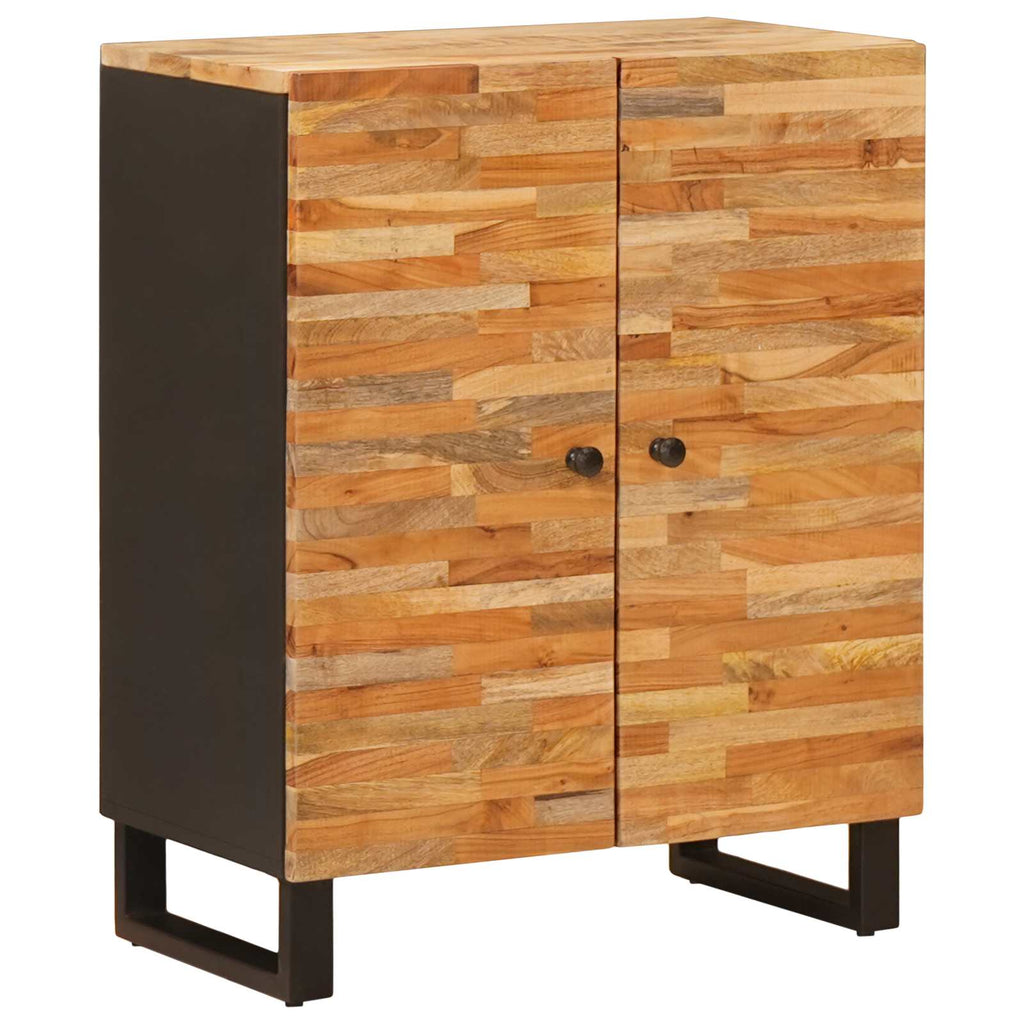 Sideboard 3 pcs Braun 60 x 33 x 75 cm Massivholz Mango
